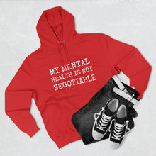 Load image into Gallery viewer, Mental Health Not Negotiable - Unisex EcoSmart® Pullover Hoodie