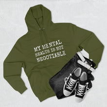 Load image into Gallery viewer, Mental Health Not Negotiable - Unisex EcoSmart® Pullover Hoodie