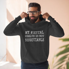 Load image into Gallery viewer, Mental Health Not Negotiable - Unisex EcoSmart® Pullover Hoodie