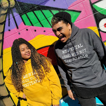 Load image into Gallery viewer, Mental Health Not Negotiable - Unisex EcoSmart® Pullover Hoodie