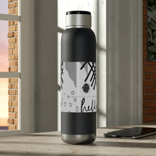 Load image into Gallery viewer, Into The Jungle Copper Vacuum Audio Bottle 22oz